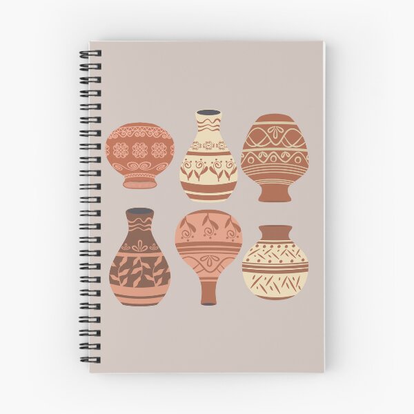 Item preview, earthenware pots pattern designed and sold by ThiccAndSik.