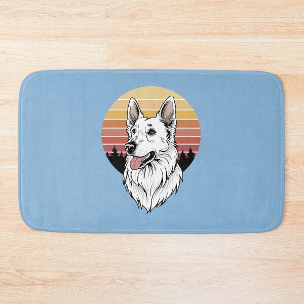 Item preview, Sunset Silhouette of a White Swiss Shepherd designed and sold by GoodyPaws.