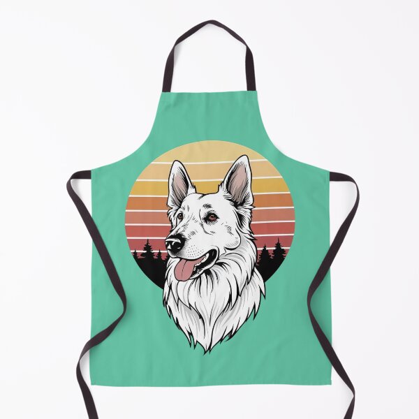 Item preview, Sunset Silhouette of a White Swiss Shepherd designed and sold by GoodyPaws.