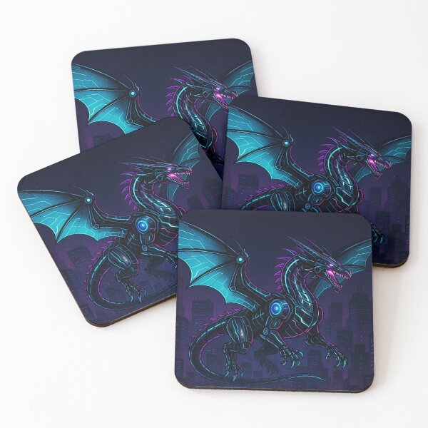 Item preview, Neon Scourge – The Electric Skyline Dragon designed and sold by Keadik.