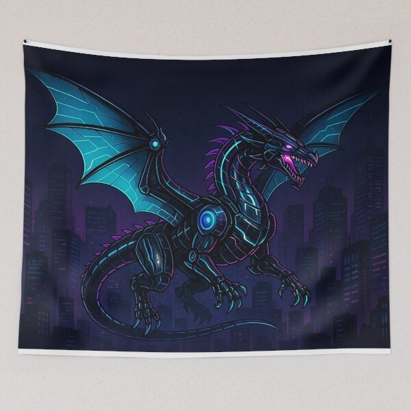 Item preview, Neon Scourge – The Electric Skyline Dragon designed and sold by Keadik.