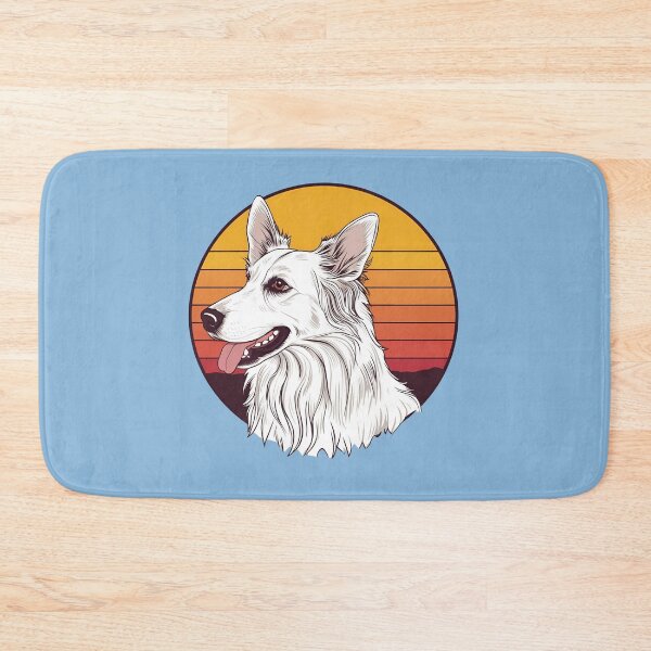 Item preview, Sunset Silhouette of a White Swiss Shepherd designed and sold by GoodyPaws.