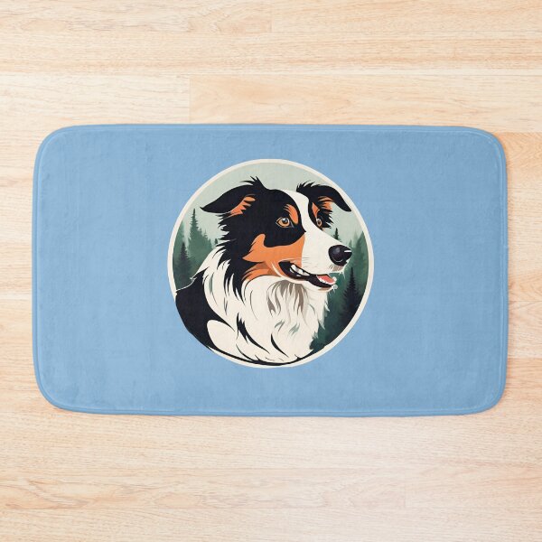 Item preview, Forest Silhouette of a Border Collie designed and sold by GoodyPaws.