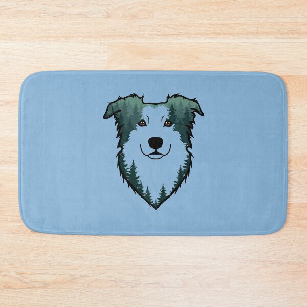 Item preview, Forest Silhouette of a Border Collie designed and sold by GoodyPaws.
