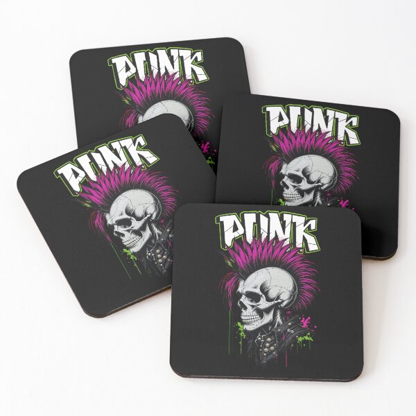 Item preview, Rebel Soul – Punk Skull with Mohawk designed and sold by Dino-Lune.