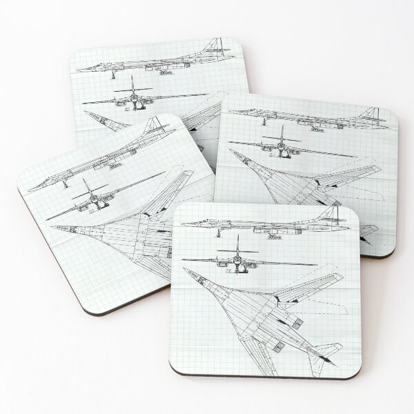 Item preview, Strategic Bomber Blueprint – Vintage Jet Aircraft Sketch designed and sold by Moonlight Gallery.
