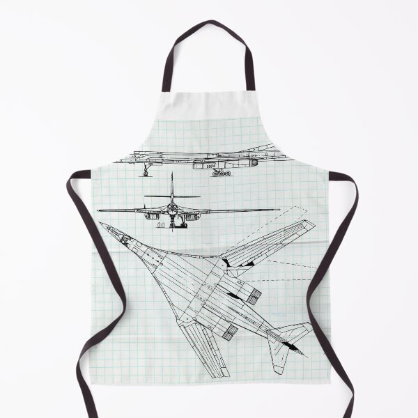 Item preview, Strategic Bomber Blueprint – Vintage Jet Aircraft Sketch designed and sold by Moonlight Gallery.