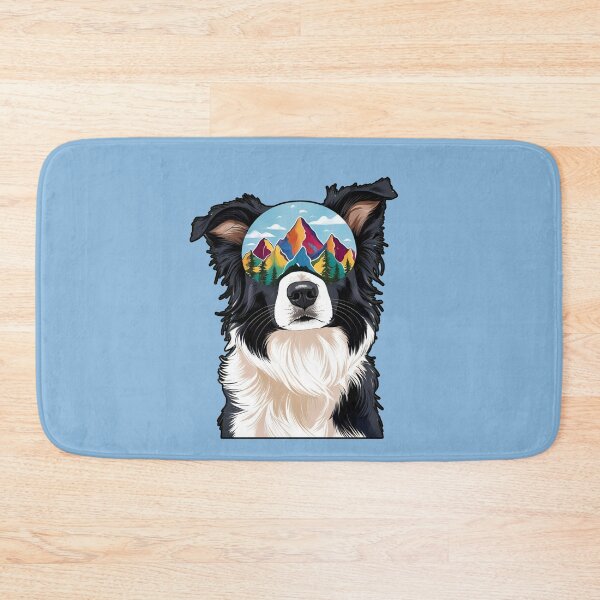 Item preview,  Mountain Silhouette of a Border Collie designed and sold by GoodyPaws.