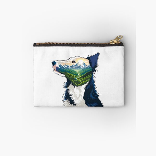 Item preview, Mountain Silhouette of a Border Collie designed and sold by GoodyPaws.