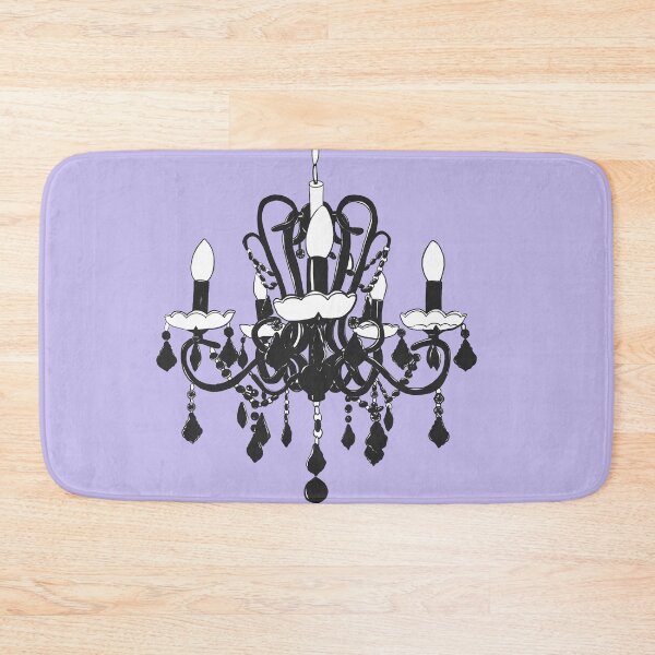 Item preview, Vintage Chandelier – Black and White Elegant Illustration designed and sold by dearjunie.