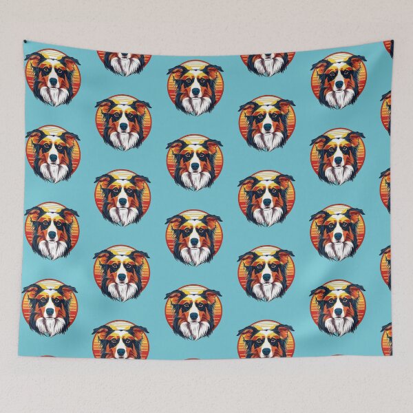 Item preview, Sunset Silhouette of a Border Collie designed and sold by GoodyPaws.