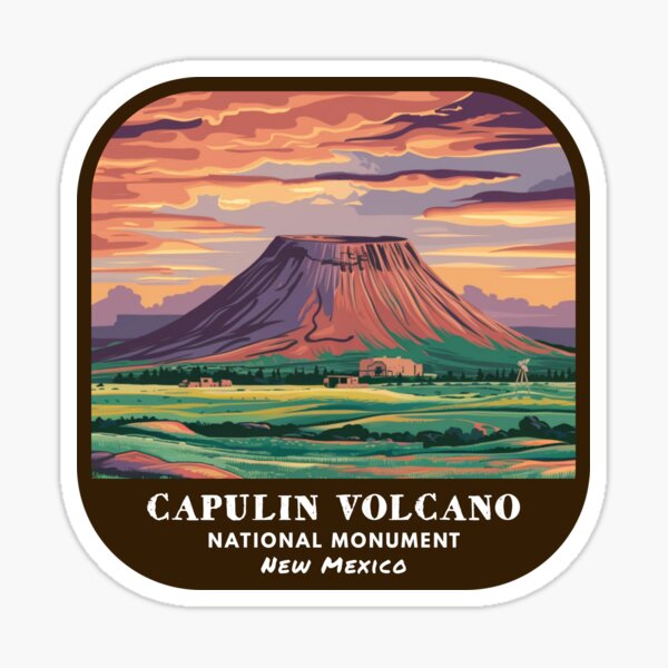 Vista previa del artículo con la obra «Monumento Nacional Volcán Capulín de época (Nuevo México)», diseñado y vendido por RabbitK.