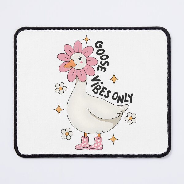 Item preview, Goose Vibes Only – Cute Floral Goose Illustration designed and sold by Snifferius.
