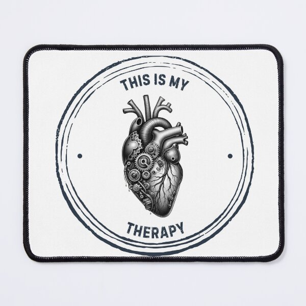 Item preview, THIS IS MY THERAPY - HEART ENGINE designed and sold by MonoStyle.