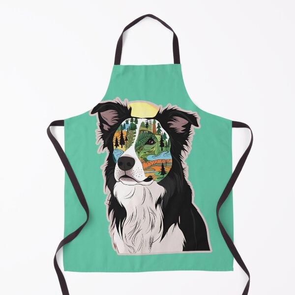 Item preview, Floral Silhouette of a Border Collie designed and sold by GoodyPaws.