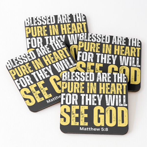 Item preview, Blessed are the pure in heart | Matthew 5:8 designed and sold by UnboundFull.