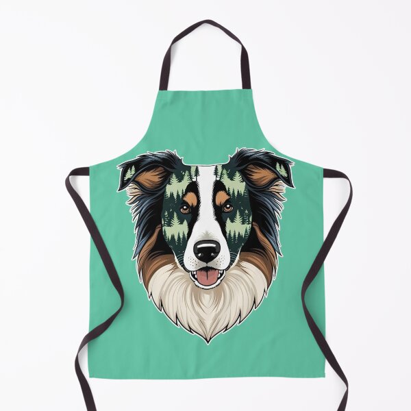 Item preview, Floral Silhouette of a Border Collie designed and sold by GoodyPaws.