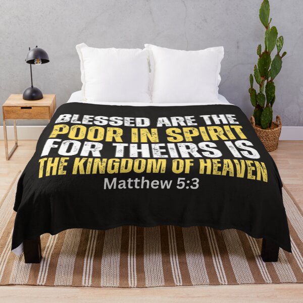 Item preview, Blessed be the Poor in Spirit | Matthew 5:3 designed and sold by UnboundFull.