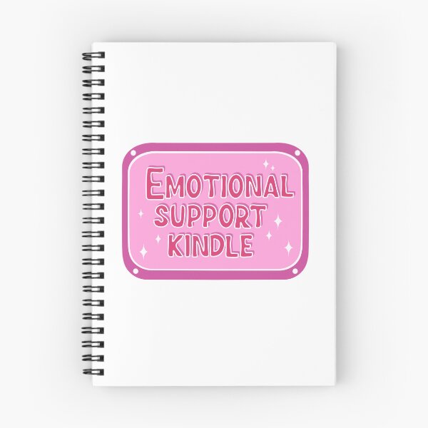 Item preview, Emotional support pink kindle designed and sold by pinkyfish1010.