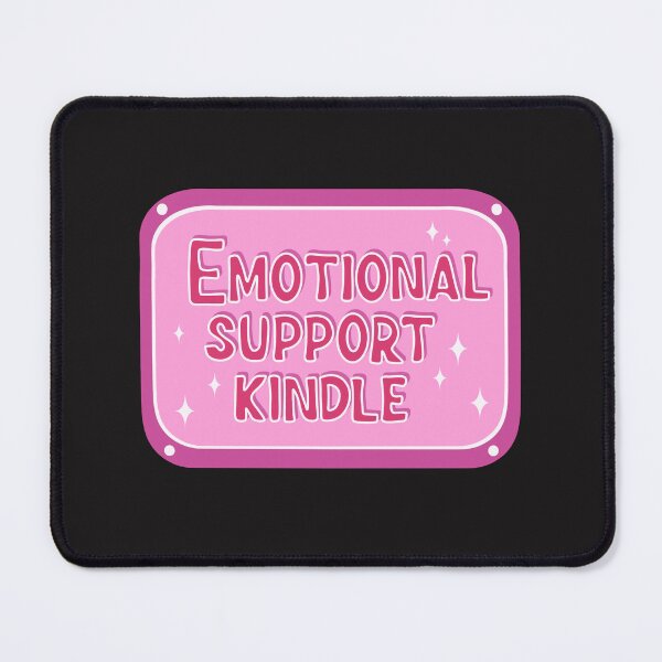 Item preview, Emotional support pink kindle designed and sold by pinkyfish1010.