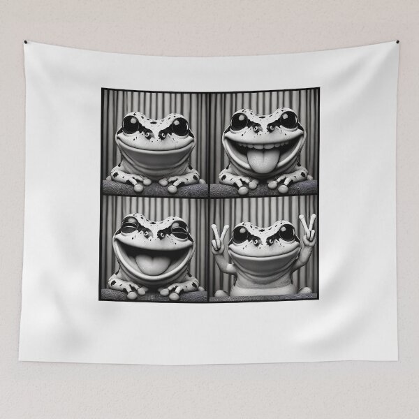 Item preview, Cute Frog Selfie Photo Funny Photobooth Frog Lover designed and sold by Kimberley King Art  King Art.