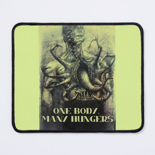 Item preview, One Body, Many Hungers – Surreal Horror Art in Green & Yellow Tones designed and sold by Anomaly Effect.