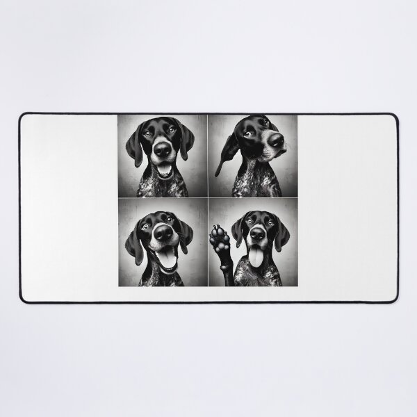 Item preview, Cute German Shorthaired Pointer Selfie Photo Funny Photobooth Dog Lover designed and sold by Kimberley King Art  King Art.