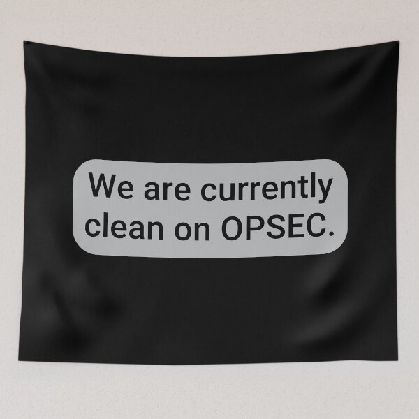 Item preview, We Are Currently Clean on OPSEC designed and sold by eldram.