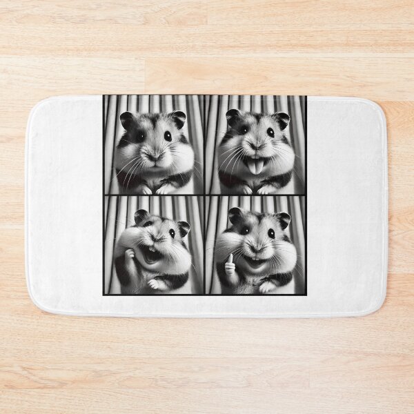 Item preview, Cute Hamster Selfie Photo Funny Photobooth Hamster Lover designed and sold by Kimberley King Art  King Art.