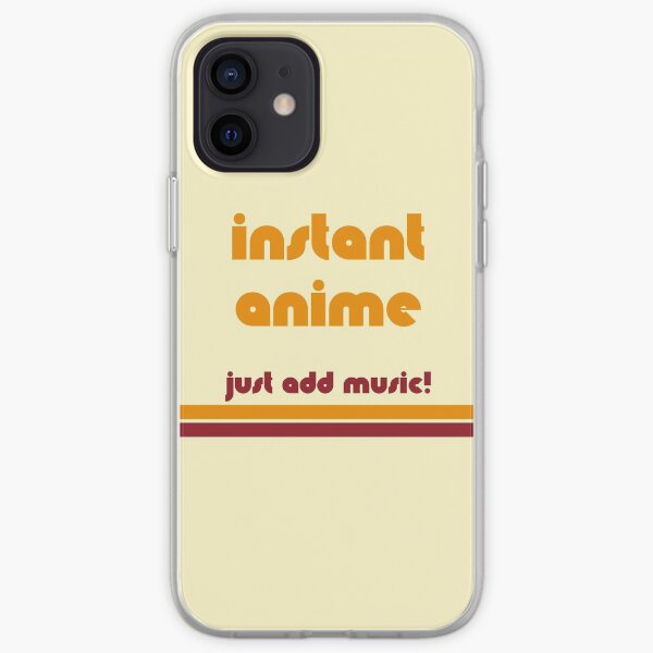 Instant Anime - Just add music! iPhone Soft Case