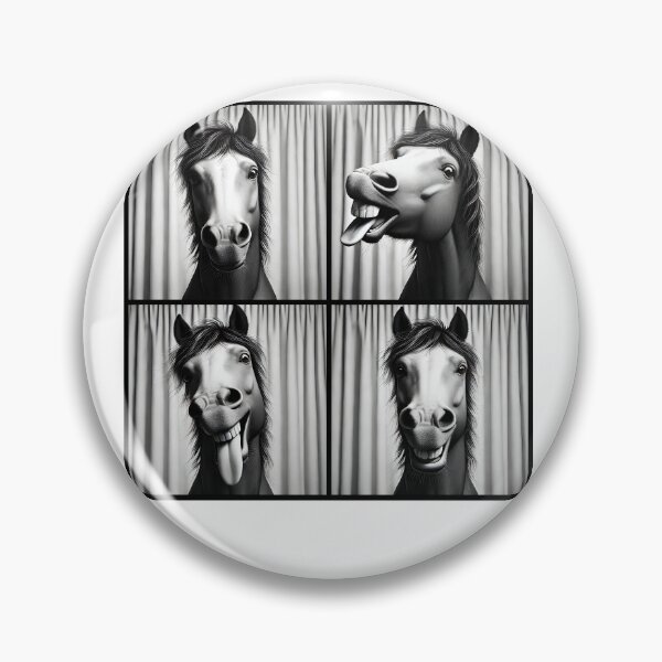Item preview, Cute Horse Selfie Photo Funny Photobooth Horse Lover designed and sold by Kimberley King Art  King Art.