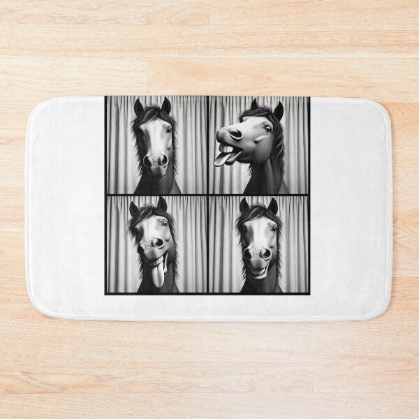Item preview, Cute Horse Selfie Photo Funny Photobooth Horse Lover designed and sold by Kimberley King Art  King Art.