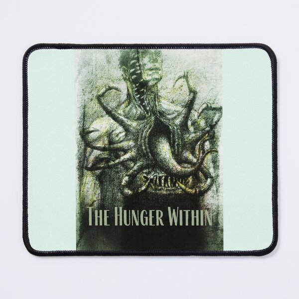 Item preview, The Hunger Within – Surreal Horror Art in White & Green Tones designed and sold by Anomaly Effect.