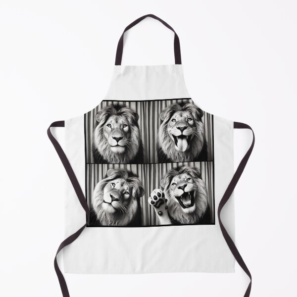 Item preview, Cute Lion Selfie Photo Funny Photobooth Lion Lover designed and sold by Kimberley King Art King Art.