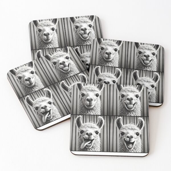 Item preview, Cute Llama Selfie Photo Funny Photobooth Alpaca Lover designed and sold by Kimberley King Art  King Art.
