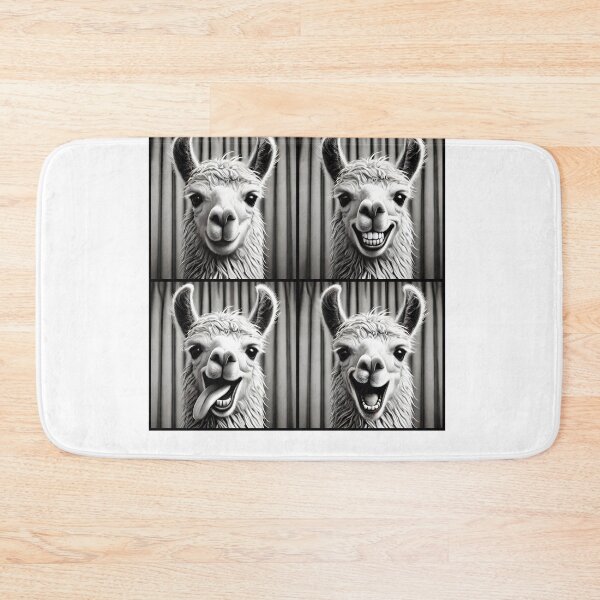 Item preview, Cute Llama Selfie Photo Funny Photobooth Alpaca Lover designed and sold by Kimberley King Art  King Art.