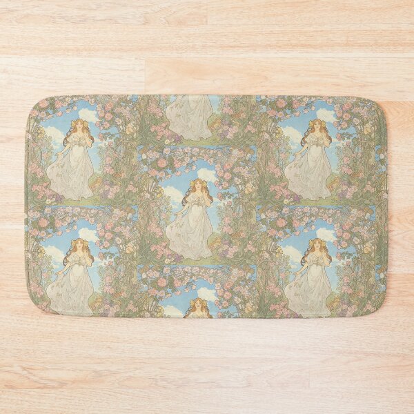 Item preview, French Mademoiselle in Spring Art Nouveau designed and sold by MargLandmeter.
