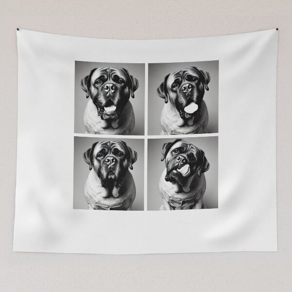 Item preview, Cute Mastiff Selfie Photo Funny Photobooth Dog Lover designed and sold by Kimberley King Art  King Art.