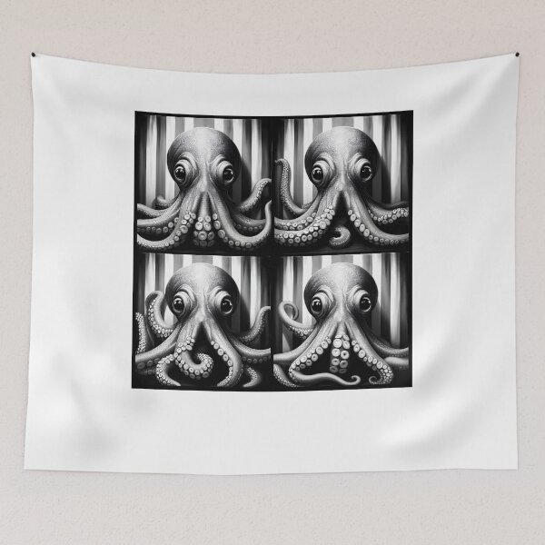 Item preview, Cute Octopus Selfie Photo Funny Photobooth Octopus Lover designed and sold by Kimberley King Art  King Art.