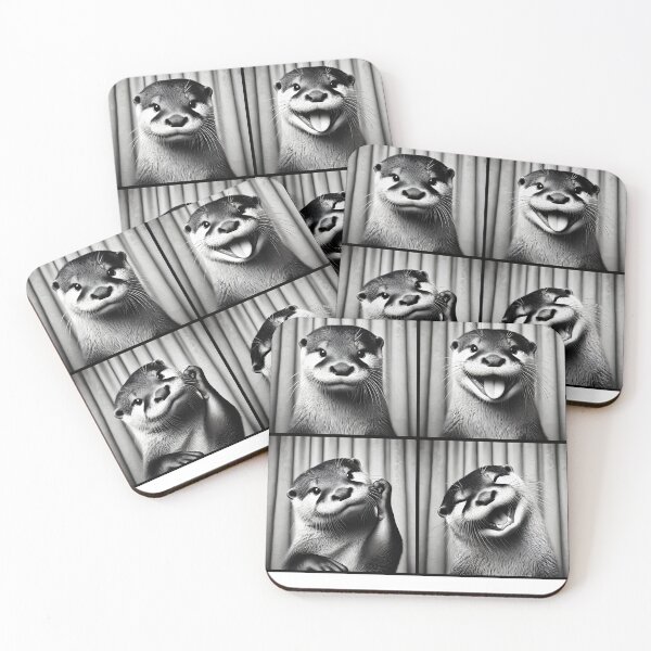 Item preview, Cute Otter Selfie Photo Funny Photobooth Otter Lover designed and sold by Kimberley King Art  King Art.