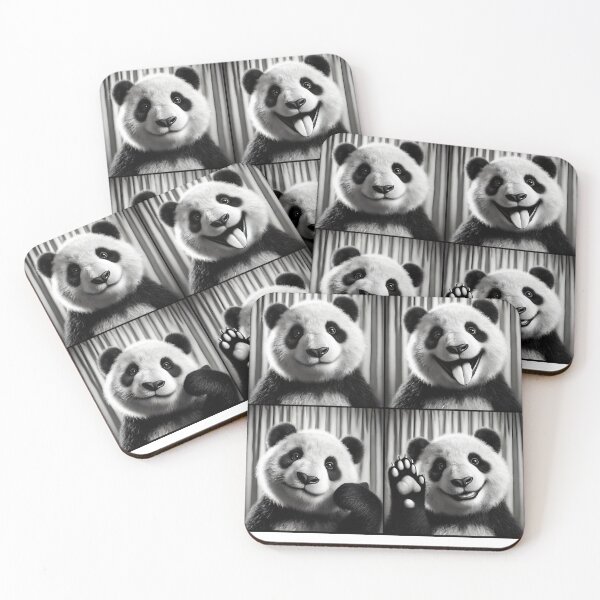Item preview, Cute Panda Selfie Photo Funny Photobooth Panda Lover designed and sold by Kimberley King Art  King Art.