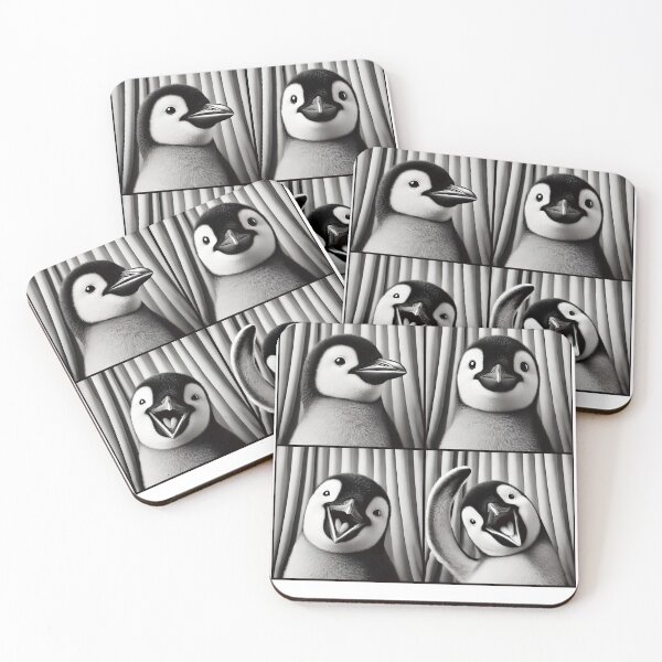 Item preview, Cute Penguin Selfie Photo Funny Photobooth Penguin Lover designed and sold by Kimberley King Art  King Art.