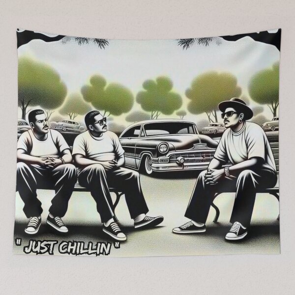 Item preview, "Conversation with the Homies" designed and sold by Nacho-A-Daddy Creations.