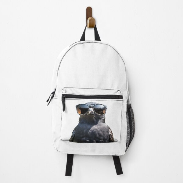 Item preview, Funny cool Blackbird Bird wearing sunglasses designed and sold by LazyOwlStore.