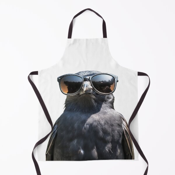 Item preview, Funny cool Blackbird Bird wearing sunglasses designed and sold by LazyOwlStore.