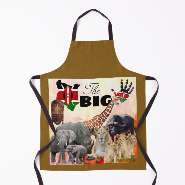 Item preview, The great big 5 Animals Kenya designed and sold by Kimerley.