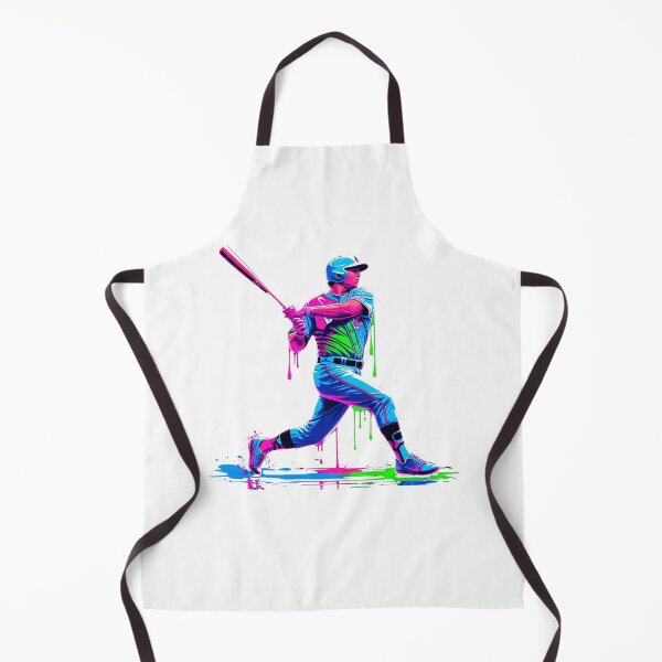 Item preview, Neon Drip Baseball Player – Vibrant Sports Art designed and sold by haitrieuic96.