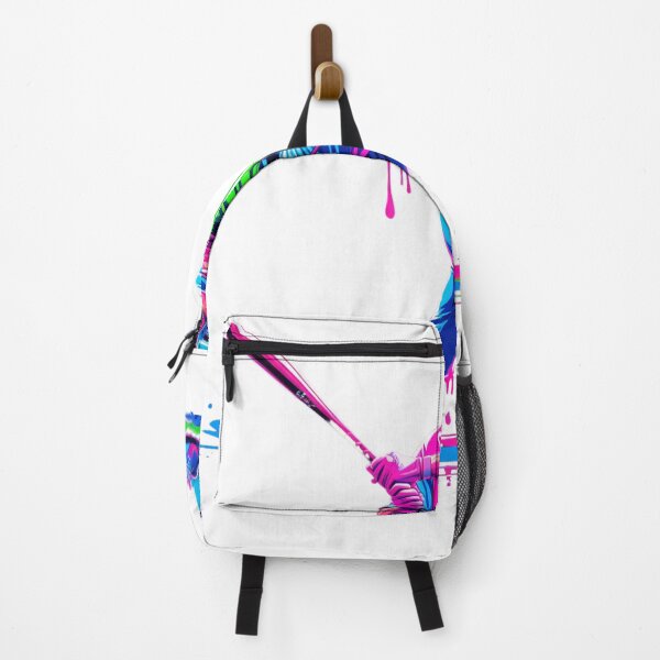 Item preview, Neon Drip Baseball Player – Vibrant Sports Art designed and sold by haitrieuic96.