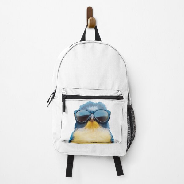 Item preview, Funny cool Blue tit Bird wearing sunglasses designed and sold by LazyOwlStore.