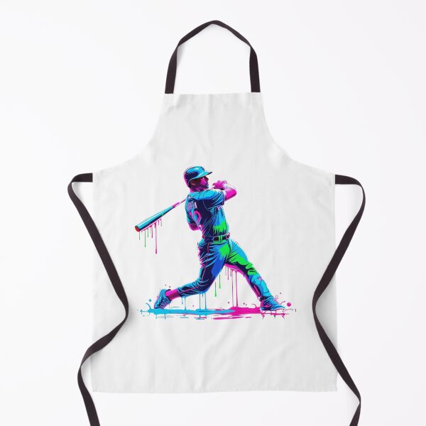Item preview, Neon Drip Baseball Player – Vibrant Sports Art designed and sold by haitrieuic96.